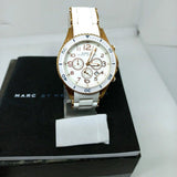 Marc Jacobs Rock Chronograph White Dial White Silicone Strap Watch for Women - MBM2546 Buy Now By Marc Jacobs