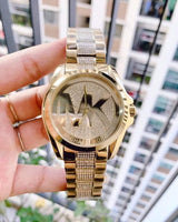 Michael Kors Bradshaw Gold Dial Gold Steel Strap Watch for Women - MK6487 Buy Now By Michael Kors