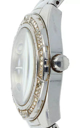 Guess Luna Diamonds Silver Dial Silver Steel Strap Watch for Women - W0729L1 Buy Now By Guess