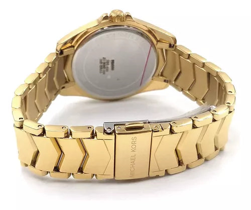 Michael Kors Whitney Three-Hand White Dial Gold Steel Strap Watch For Women - MK6693 Buy Now By Michael Kors
