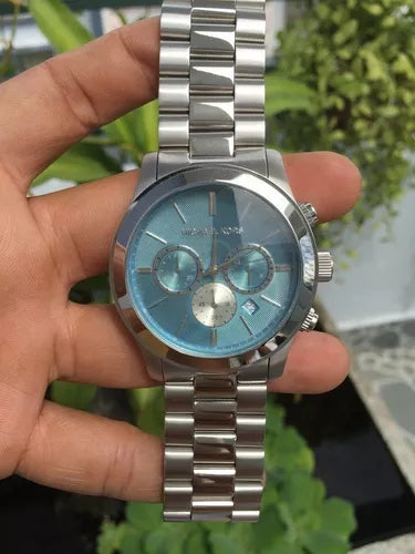 Michael Kors Runway Quartz Blue Dial Silver Steel Strap Watch For Women - MK5953 Buy Now By Michael Kors