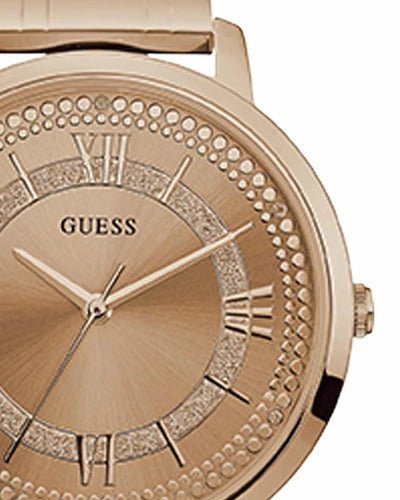 Guess Montauk Rose Gold Dial Rose Gold Steel Strap Watch For Women - W0933L3 Buy Now By Guess