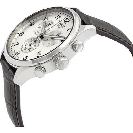 Tissot Chrono XL Silver Dial Brown Leather Strap Watch For Men - T116.617.16.037.00 Buy Now By Tissot