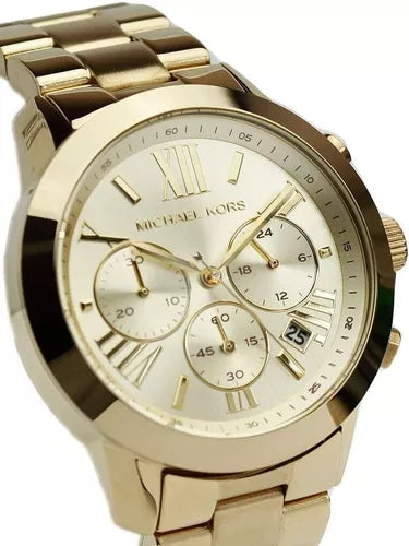 Michael Kors Bradshaw Chronograph Gold Dial Gold Steel Strap Watch For Women - MK5777 Buy Now By Michael Kors