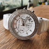 Michael Kors Parker White Dial White Ceramic Strap Watch for Women - MK5654 Buy Now By Michael Kors