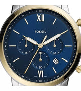 Fossil Neutra Chronograph Blue Dial Two Tone Steel Strap Watch for Men - FS5706 Buy Now By Fossil