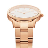 Daniel Wellington Iconic Link White Dial Gold Steel Strap Watch For Men - DW00100343 Buy Now By Daniel Wellington