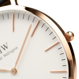 Daniel Wellington Classic Cornwall White Dial Black Nylon Strap Watch For Men - DW00100257 Buy Now By Daniel Wellington
