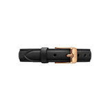 Daniel Wellington Quadro Black Dial Black Leather Strap Watch For Women - DW00100449 Buy Now By Daniel Wellington