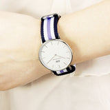 Daniel Wellington Classic Trinity White Dial Three Tone Nylon Strap Watch For Women - 0609DW Buy Now By Daniel Wellington
