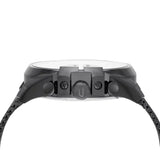 Diesel Mega Chief Chronograph Black Dial Black Mesh Strap Watch For Men - DZ4527