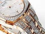 Bulova Phantom Crystal Silver Dial Two Tone Steel Strap Watch for Men - 98B324 Buy Now By Bulova