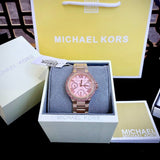 Michael Kors Mini Camille Multifunction Rose Gold Dial Rose Gold Steel Strap Watch For Women - MK7273 Buy Now By Michael Kors