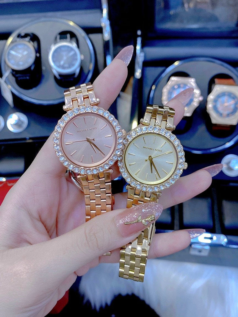 Michael Kors Darci Analog Gold Dial Gold Steel Strap Watch For Women - MK4513 Buy Now By Michael Kors