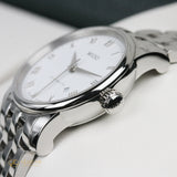 Mido Baroncelli III Automatic White Dial Silver Steel Strap Watch For Women - M7600.4.26.1 Buy Now By Mido