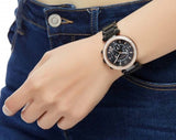 Michael Kors Parker Diamonds Black Dial Black Steel Strap Watch for Women - MK5885 Buy Now By Michael Kors