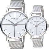 Calvin Klein Even White Dial Silver Mesh Bracelet Watch for Women - K7B23126 Buy Now By Calvin Klein