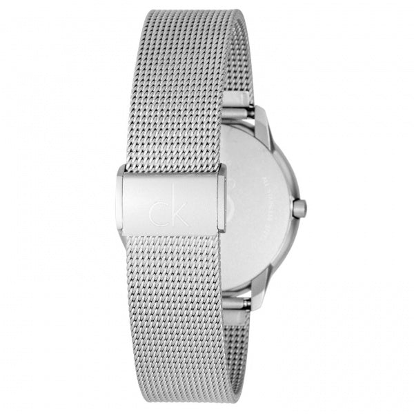 Calvin Klein Minimal Black Dial Silver Mesh Bracelet Watch for Women - K3M53151 Buy Now By Calvin Klein