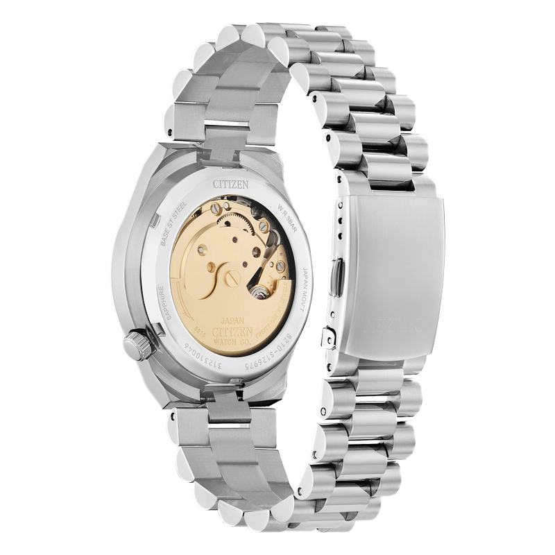 Citizen Tsuyosa Automatic Red Dial Silver Steel Strap Watch For Men - NJ0150-56W Buy Now By Citizen