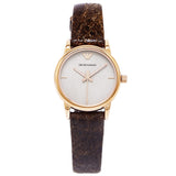 Emporio Armani Classic Analog Grey Dial Brown Leather Strap Watch For Men - AR1813 Buy Now By Emporio Armani