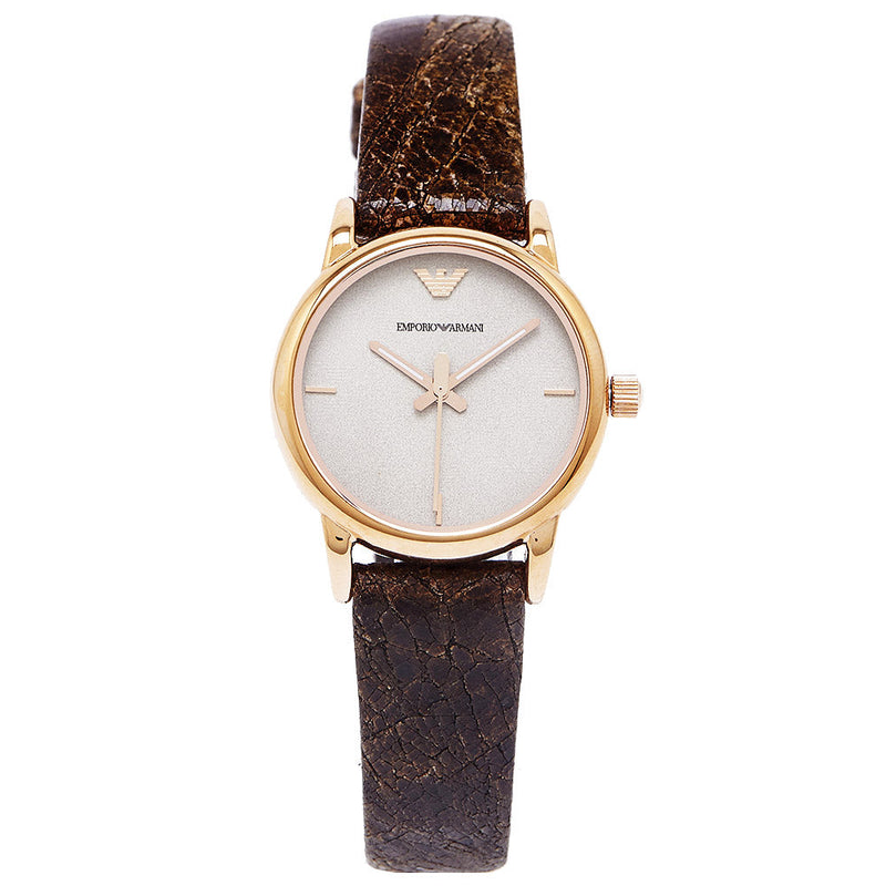 Emporio Armani Classic Analog Grey Dial Brown Leather Strap Watch For Men - AR1813 Buy Now By Emporio Armani