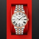 Tissot Carson Premium White Dial Two Tone Steel Strap Watch For Men - T122.410.22.033.00 Buy Now By Tissot