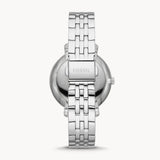 Fossil Jacqueline Multifunction Moonphase White Dial Silver Steel Strap Watch for Women - ES5164 Buy Now By Fossil