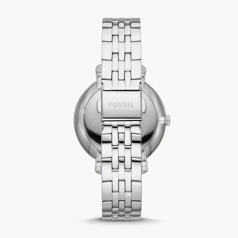 Fossil Jacqueline Multifunction Moonphase White Dial Silver Steel Strap Watch for Women - ES5164 Buy Now By Fossil