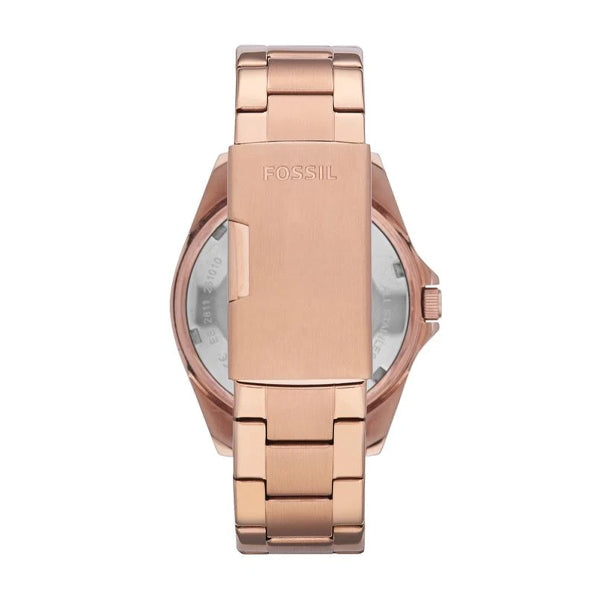 Fossil Riley Multifunction Rose Gold Dial Rose Gold Steel Strap Watch for Women - ES2811 Buy Now By Fossil