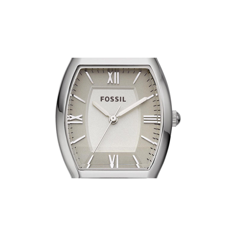 Fossil Wallace Designer Silver Dial Silver Steel Strap Watch for Women - ES3057 Buy Now By Fossil