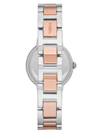 Fossil Virginia Rose Gold Dial Two Tone Steel Strap Watch for Women - ES3405 Buy Now By Fossil