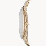 Fossil Jacqueline White Dial Gold Steel Strap Watch for Women - ES3434 Buy Now By Fossil