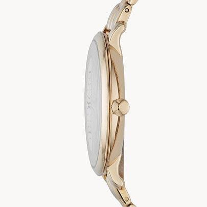 Fossil Jacqueline White Dial Gold Steel Strap Watch for Women - ES3434 Buy Now By Fossil