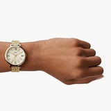 Fossil Jacqueline White Dial Two Tone Steel Strap Watch for Women - ES3634 Buy Now By Fossil