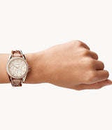 Fossil Riley White Dial Sand Leather Strap Watch for Women - ES3466 Buy Now By Fossil