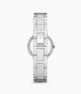 Fossil Virginia Pink Dial Silver Steel Strap Watch for Women - ES3504 Buy Now By Fossil