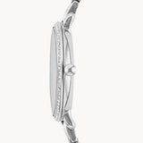 Fossil Jacqueline White Dial Silver Steel Strap Watch for Women - ES3545 Buy Now By Fossil