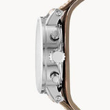 Fossil Boyfriend Chronograph White Dial Brown Leather Strap Watch for Women - ES3625 Buy Now By Fossil