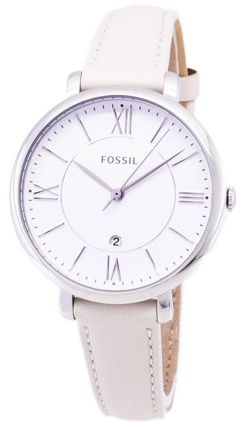 Fossil Jacqueline White Dial Beige Leather Strap Watch for Women - ES3793 Buy Now By Fossil