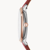 Fossil Jacqueline White Dial Brown Leather Strap Watch for Women - ES3842 Buy Now By Fossil
