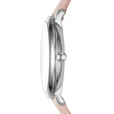 Shop Fossil Jacqueline Blush Mother of Pearl Dial Pink Leather Strap Watch for Women - ES4151 in USA