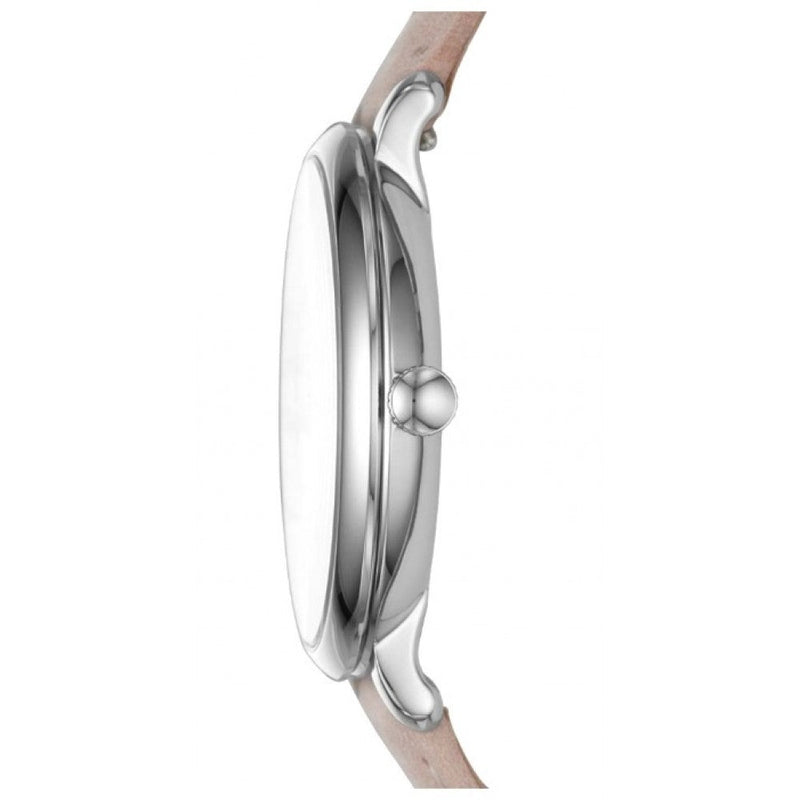Shop Fossil Jacqueline Blush Mother of Pearl Dial Pink Leather Strap Watch for Women - ES4151 in USA