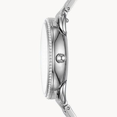 Fossil Tailor White Dial Silver Steel Strap Watch for Women - ES4262 Buy Now By Fossil