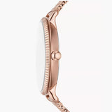 Fossil Jacqueline Mother of Pearl White Dial Gold Mesh Strap Watch for Women - ES4352 Buy Now By Fossil
