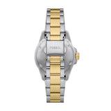 Fossil Blue Dive Three Hand Black Dial Two Tone Steel Strap Watch For Women - ES5349 Buy Now By Fossil