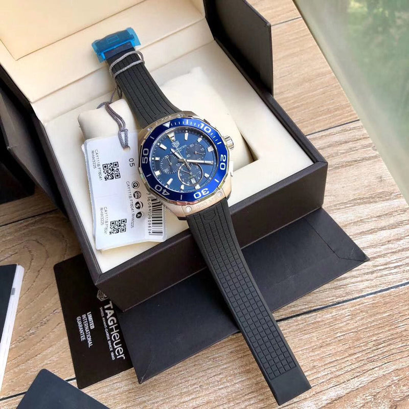 Shop Tag Heuer Aquaracer Blue Dial Watch for Men - CAY111B.FT6041 in USA