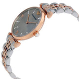 Emporio Armani Gianni T Bar Grey Dial Two Tone Steel Strap Watch For Women - AR1840 Buy Now By Emporio Armani