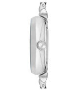 Emporio Armani Meccanico Mother of Pearl Dial Silver Steel Strap Watch For Women - AR1991 Buy Now By Emporio Armani