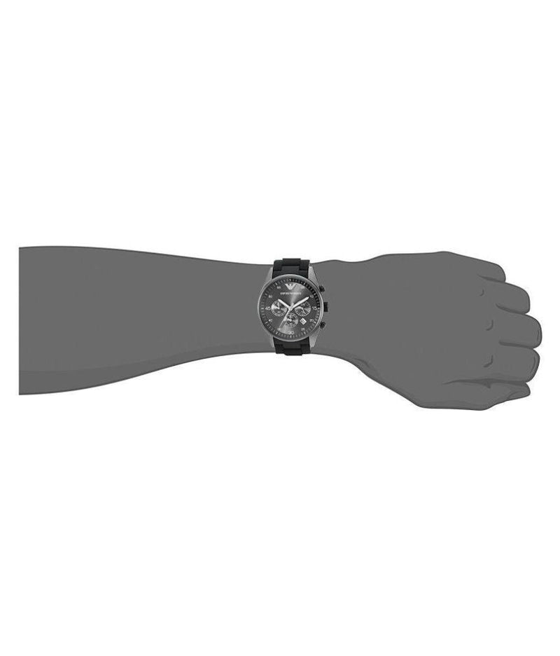 Emporio Armani Sportivo Chronograph Black Dial Black Stainless Steel Watch For Men - AR5889 Buy Now By Emporio Armani