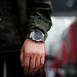 Emporio Armani Sportivo Chronograph Black Dial Silver Steel Strap Watch For Men - AR2460 Buy Now By Emporio Armani